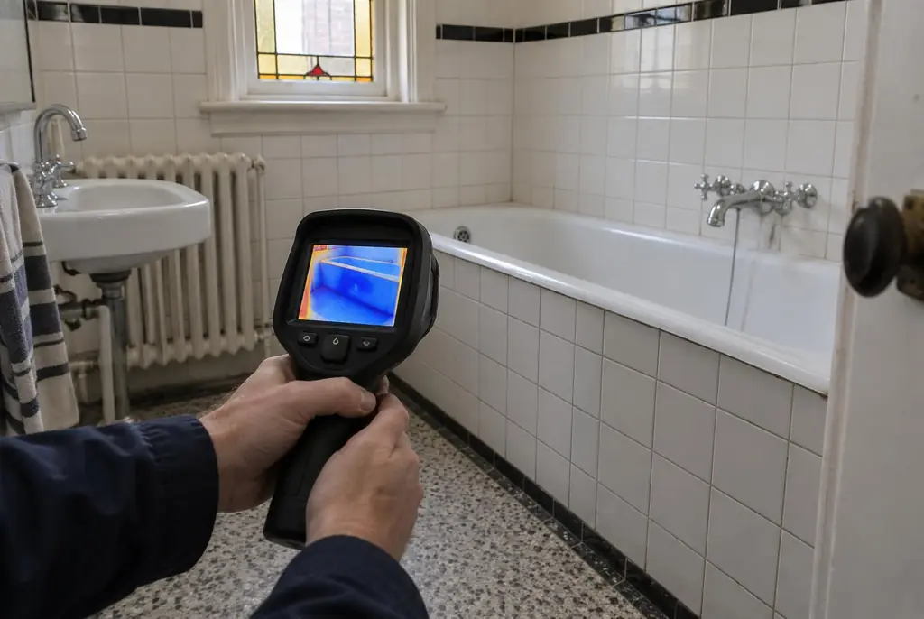Lekdetectie Wormerveer – onderzoek in een badkamer van een oudere woning