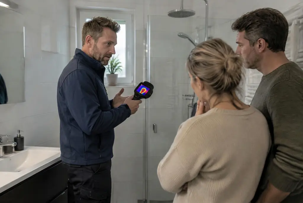 Lekdetectie Wormerveer – specialist legt bevindingen uit aan bewoner